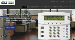 Desktop Screenshot of federalalarm.net