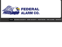 Tablet Screenshot of federalalarm.net
